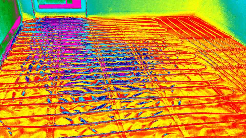 thermografische Leckortung mit der Infrarotkamera Markt Schwaben