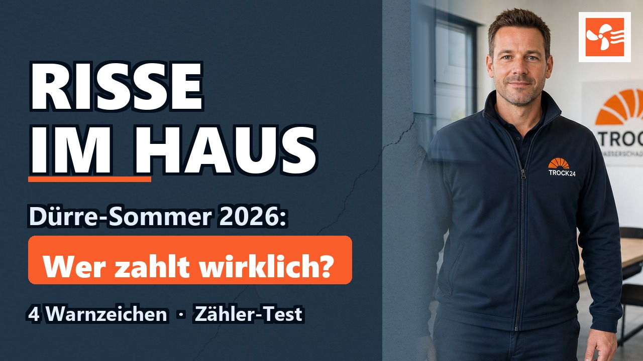 Dürre 2026: Risse im Haus – 4 Warnzeichen und wer wirklich zahlt