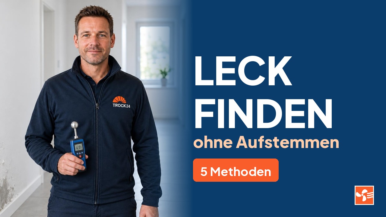 Feuchte Wand, kein Rohr zu sehen? Leckortung in 5 Schritten – ohne Aufstemmen